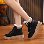 Damen Sportliche Winterstiefel mit kuscheligem Futter und rutschfester Sohle R&B