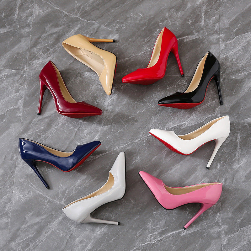 Damen elegante High Heels mit roter Sohle R&B