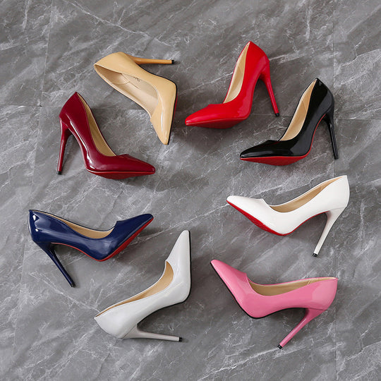 Damen elegante High Heels mit roter Sohle R&B