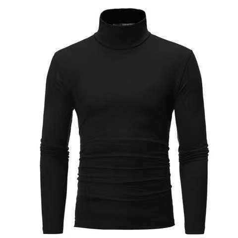 Herren Rollkragenpullover aus elastischem Material mit eng anliegendem Schnitt