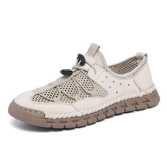 Herren Atmungsaktive Freizeitschuhe mit elastischem Schnellschnürsystem R&B