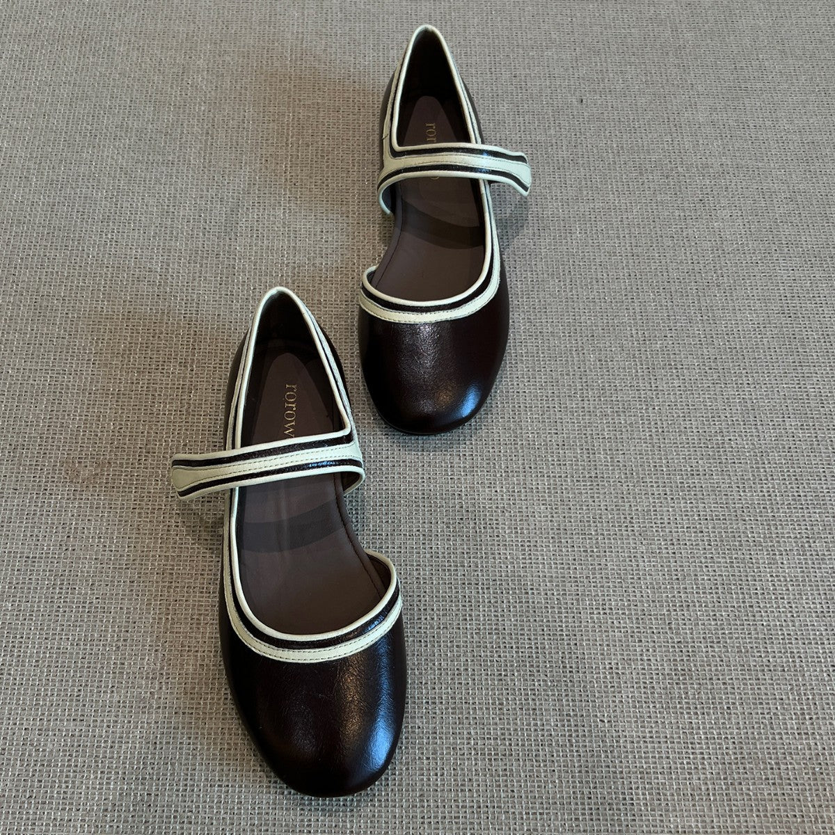 Damen Ballerinas mit modischen Riemchen R&B