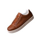 Damen Leder Sneakers mit atmungsaktivem Innenfutter und rutschfester Sohle R&B