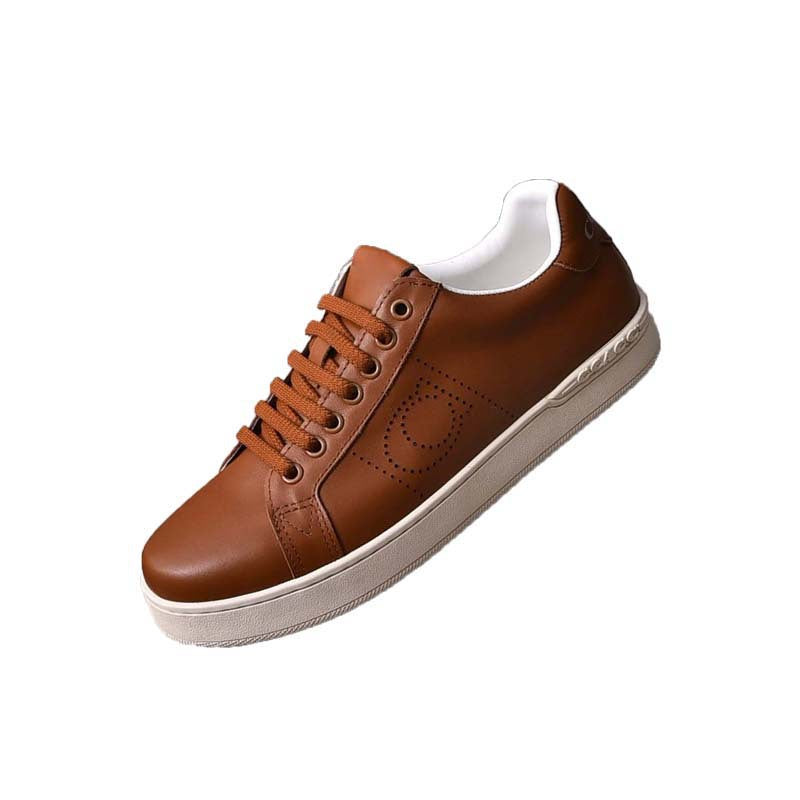 Damen Leder Sneakers mit atmungsaktivem Innenfutter und rutschfester Sohle R&B