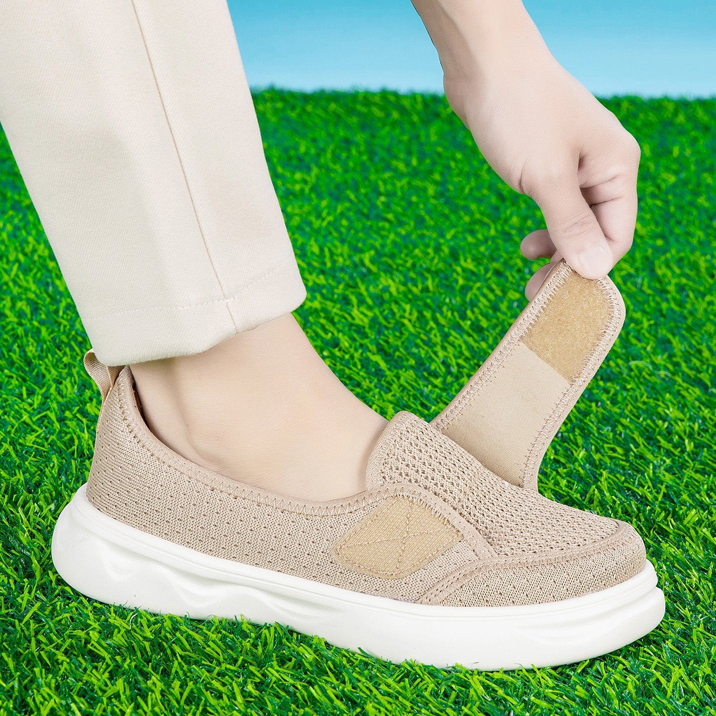 Damen Atmungsaktive Komfort-Sneaker R&B