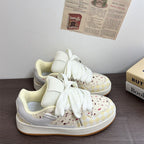 Damen Sportliche Sneakers mit flexibler Textur und atmungsaktiven Einsätzen R&B