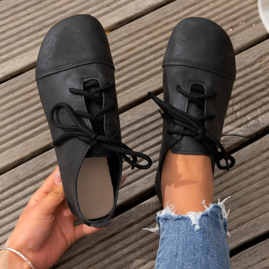 Damen Komfortable Schnürschuhe mit weichem Obermaterial R&B