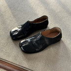 Damen Mokassins mit offenem Zehenbereich und eleganter Silhouette