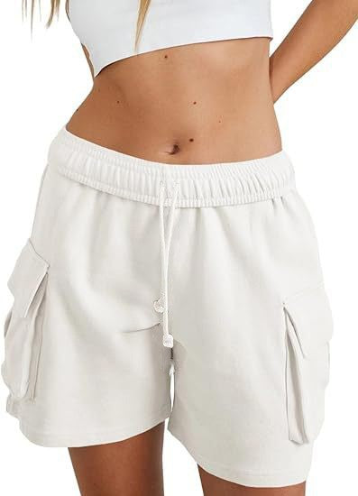 Damen lässige Freizeithose mit komfortablem Gummibund und praktischen Seitentaschen R&B