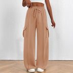 Damen Cargo-Hose mit weitem Schnitt und elastischem Bund R&B