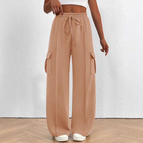 Damen Cargo-Hose mit weitem Schnitt und elastischem Bund R&B