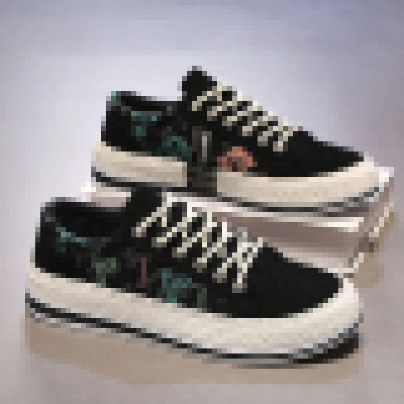 Damen Bequeme Freizeitsneaker mit floralem Design R&B