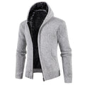 Herren Strickjacke mit Kapuze und weichem Innenfutter R&B