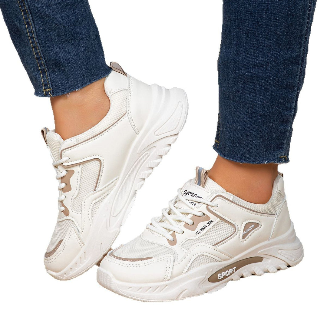 Damen Atmungsaktive Sport Sneakers mit dämpfendem Fußbett und rutschfester Sohle R&B