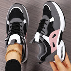 Damen Sportliche Luftpolster-Sneaker mit atmungsaktivem Mesh-Obermaterial