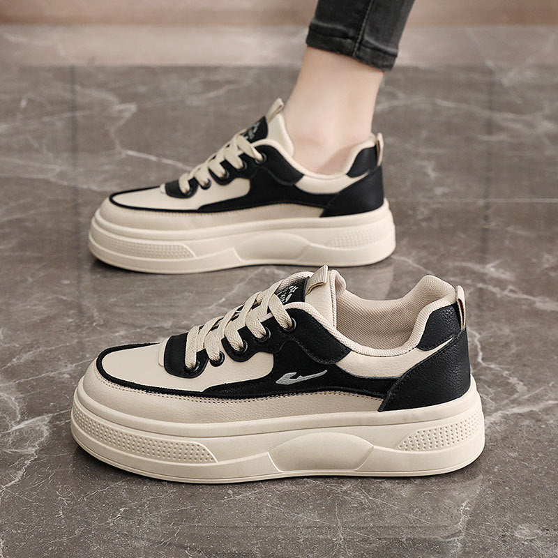 Damen modische Plateau-Sneaker mit ergonomischem Design und dämpfendem Sohlenprofil R&B