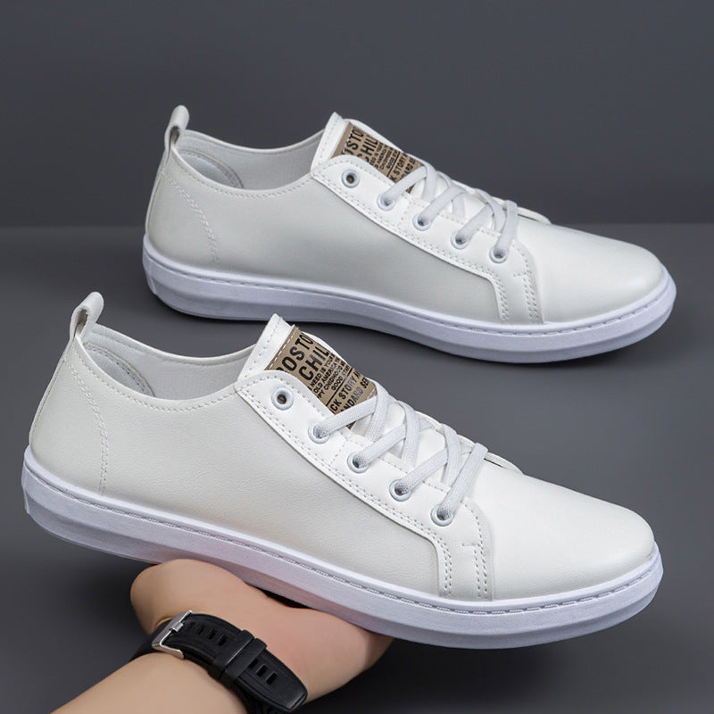 Herren Casual-Leder Sneakers mit rutschfester Sohle und atmungsaktivem Innenfutter R&B