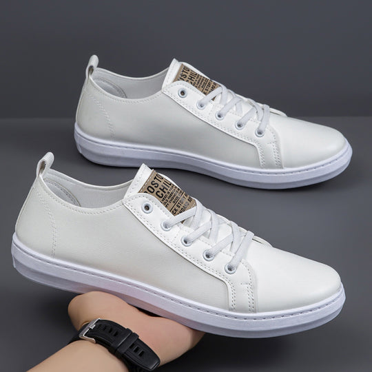 Herren Casual-Leder Sneakers mit rutschfester Sohle und atmungsaktivem Innenfutter R&B