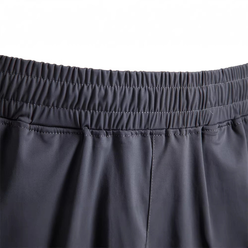Herren nan atmungsaktive Trainingsshorts mit elastischem Bund und Seitentaschen R&B