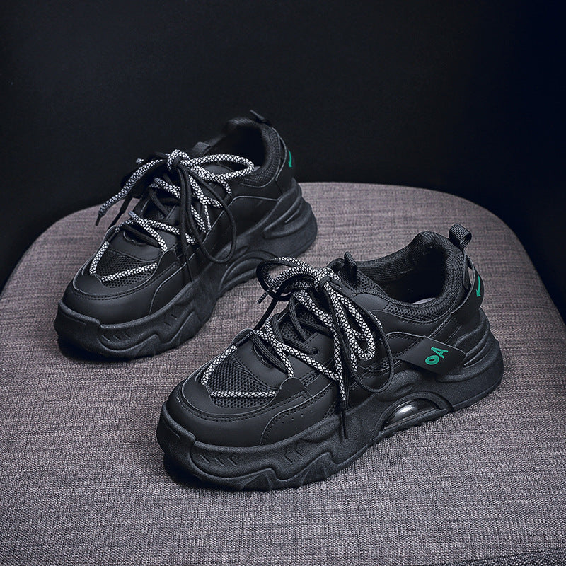 Damen Sportliche Chunky Sneakers mit atmungsaktiver Mesh-Oberfläche und gepolsterter Sohle R&B