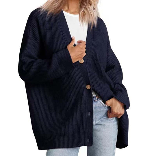 R&B | Klassische Strick-Strickjacke für Alltag