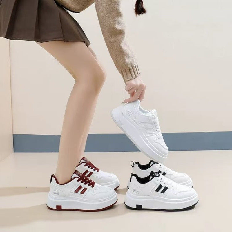 Damen Sneaker mit extra dicker Laufsohle und atmungsaktivem Obermaterial R&B