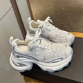 Damen modische Sneakers mit atmungsaktivem Mesh und gepolsterter Laufsohle R&B