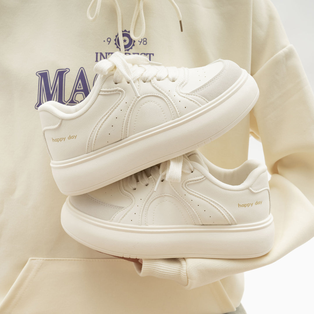 Damen Modische Sneakers mit lässigem Design und atmungsaktiver Oberflächentechnologie R&B