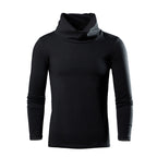 Damen elegante Rollkragen-Tunika mit langem Arm