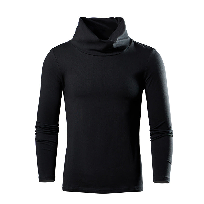 Damen elegante Rollkragen-Tunika mit langem Arm