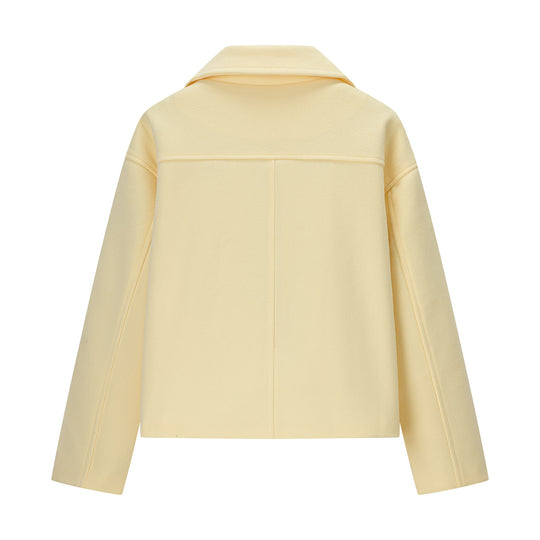 Damen elegante Übergangsjacke mit doppelter Knopfleiste und weichem Obermaterial R&B