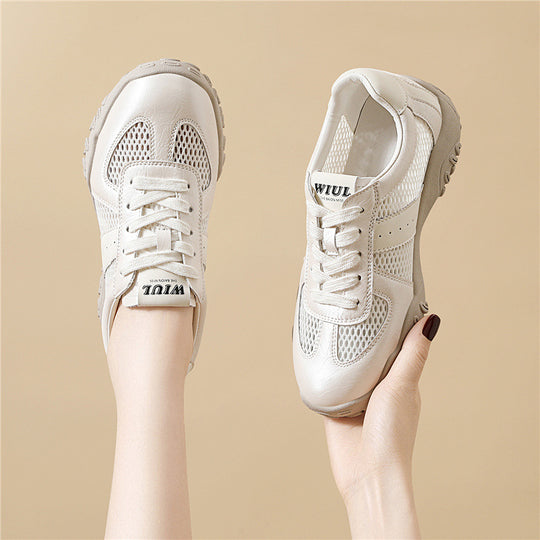 Damen Komfortable und atmungsaktive Freizeitsneaker mit rutschfester Sohle R&B