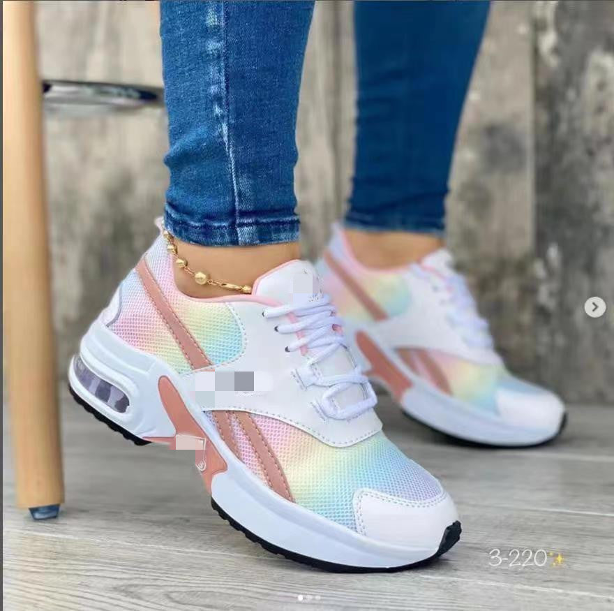 Damen modische und atmungsaktive Sneakers mit innovativem Design