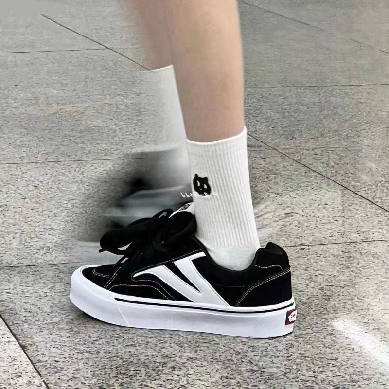 Damen modische Sneaker mit hoher Sohle