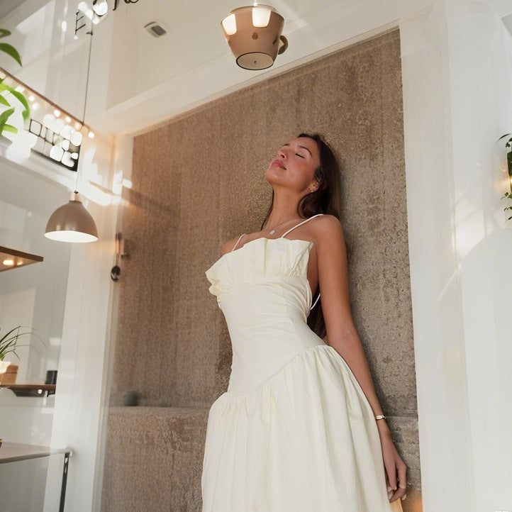 Damen Elegantes Abendkleid mit Rüschendetails R&B