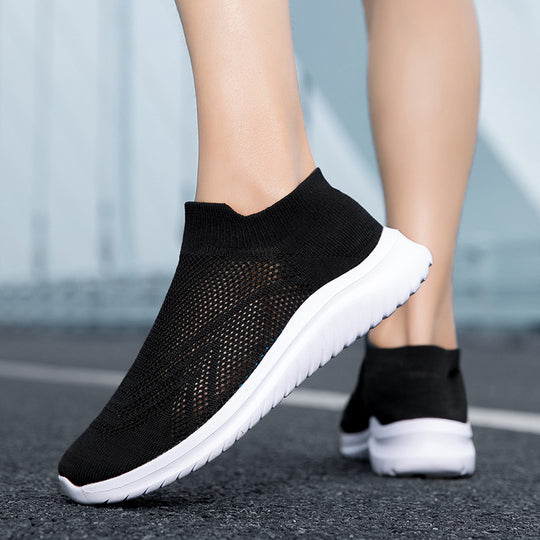 Damen Sportliche Stricksneaker mit sockenähnlicher Passform R&B