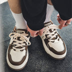 Damen modische Sneakers mit dicker Sohle und atmungsaktivem Obermaterial R&B