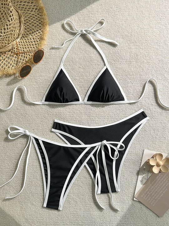 Damen Triangel-Bikini mit eleganter Bindung R&B