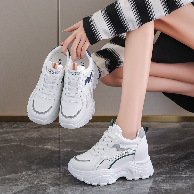 Damen Chunky Sneakers mit trendiger Sohle und dynamischem Design R&B