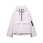 Damen lässige Übergangsjacke mit hohem Kragen und praktischen Taschen R&B