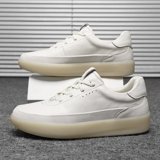 Damen Modische Sneakers aus hochwertigem Leder mit dämpfender Sohle R&B