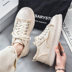 Damen Schnür-Sneaker mit trendigem Design und robustem Gummiboden R&B
