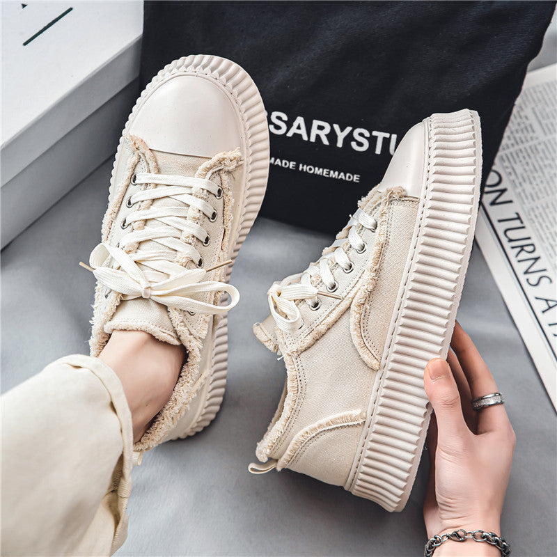 Damen Schnür-Sneaker mit trendigem Design und robustem Gummiboden R&B