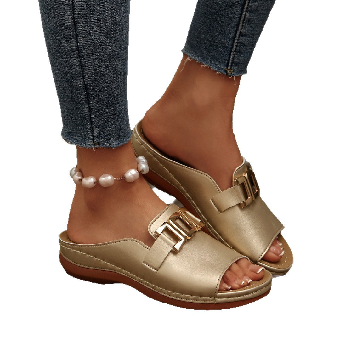 Damen Komfortable Slide Sandalen R&B