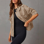 Damen Utility-Jacke mit praktischen Taschen und modernem Schnitt R&B