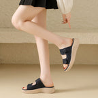 Damen Atmungsaktive Clogs mit modischem Lochdesign und komfortablem Fußbett
