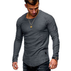 Herren Langarmshirt mit strukturiertem Design R&B