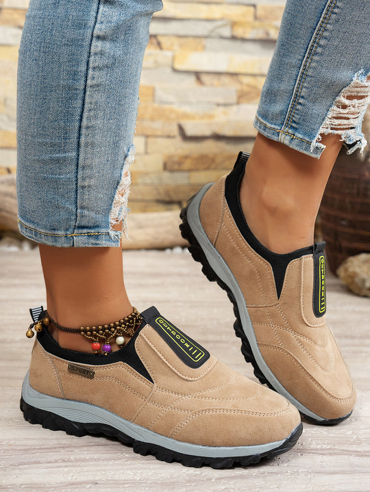 Damen Sportliche Slip-On Schuhe mit rutschfester Sohle R&B
