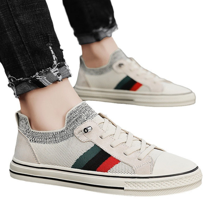 Damen Sneakers mit strapazierfähigem Obermaterial und rutschfester Gummisohle
