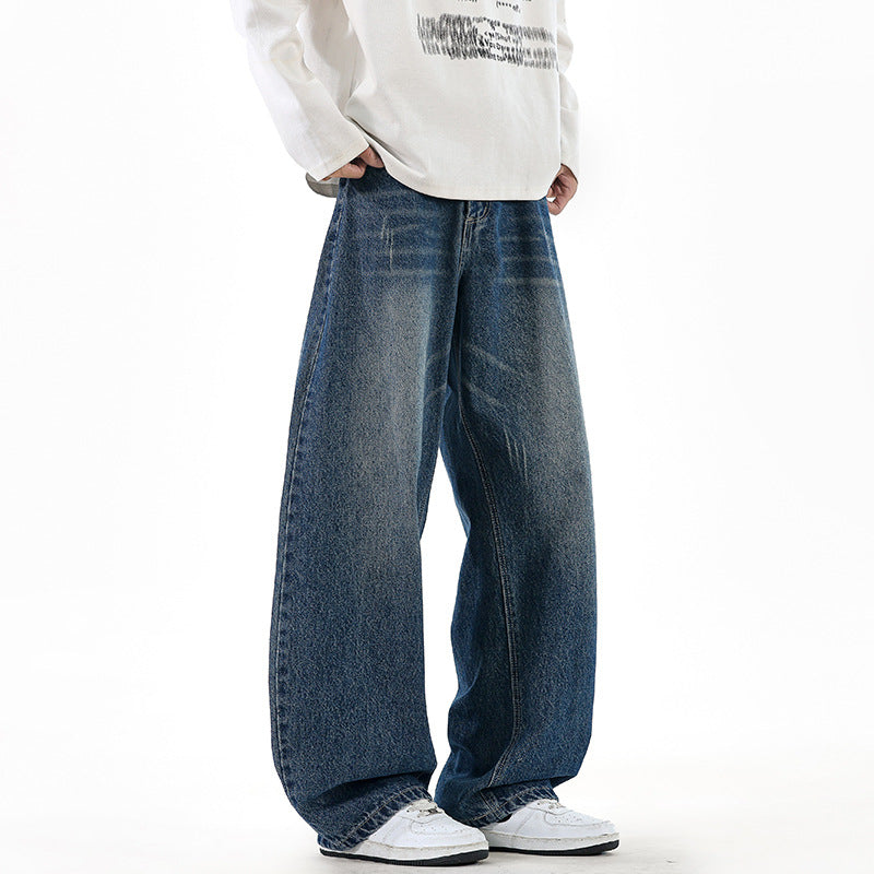Damen Weit geschnittene Denim-Jeans im Vintage-Stil